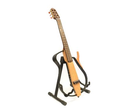 Yamaha Silent Guitar Model SLG100N no.ONN236212, in hard caseSome very minor marks to finish from use; Good overall condition