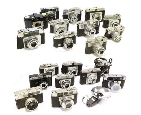 Various Cameras including Beirette, Dacora, Halina 2000, Ilford Sportsmaster, Halina 35x and others (19)