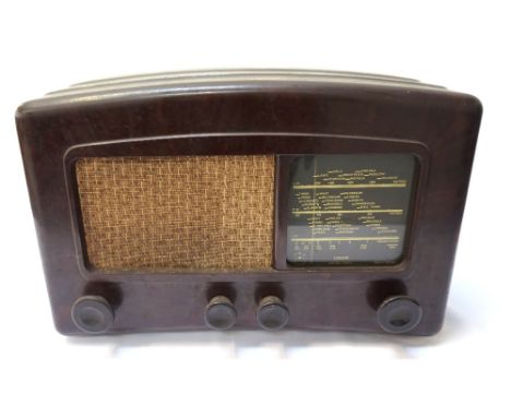 VINTAGE 'COSSOR MELODY MAKER' BAKELITE CASED RADIO41cm wide