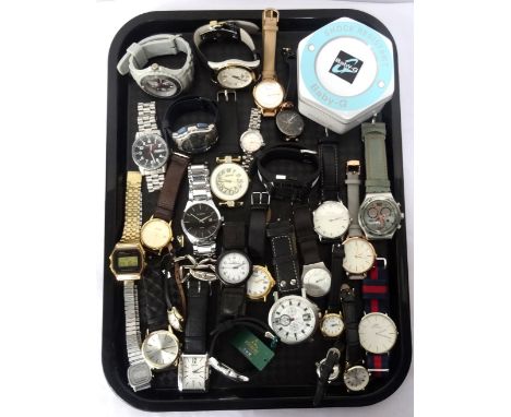 SELECTION OF LADIES AND GENTLEMEN'S WRISTWATCHESincluding Wenger, Casio, Accurist, Sekonda, Lorus, Swatch, Adidas, Skagen, Ro