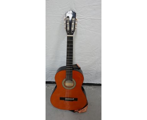 DISCOVERY OF TANGLEWOOD CHILD'S ACOUSTIC GUITARmodel DBT34, with shoulder strap and soft case 