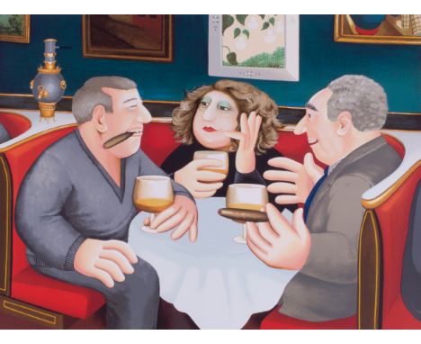Beryl Cook (1926-2008) 'Russian Tea Rooms' signed limited edition print 172/300, 44cm x 59cm, unframed.