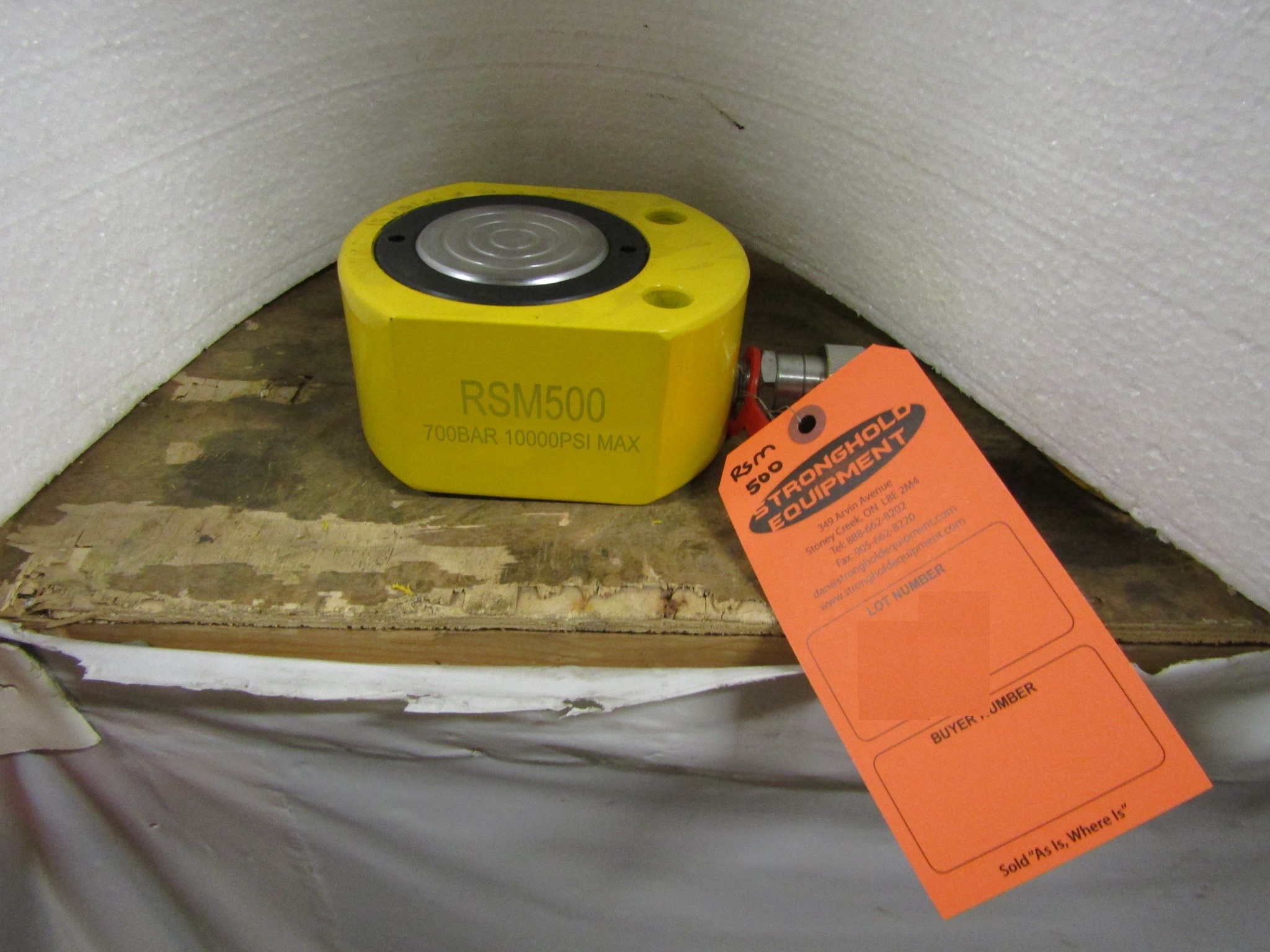 RSM500 50 Ton Hydraulic Jacks pancake jack style