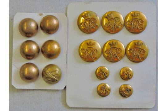 buttons with initials