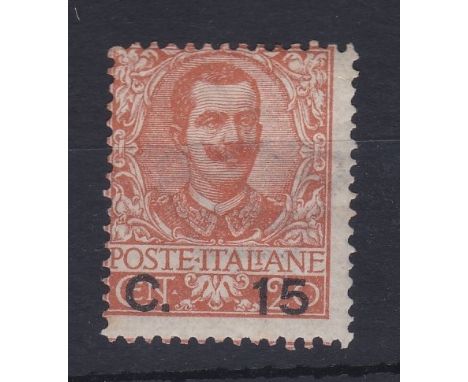 Italy 1905 (SG73) m/mint surcharge definitive cat value £95