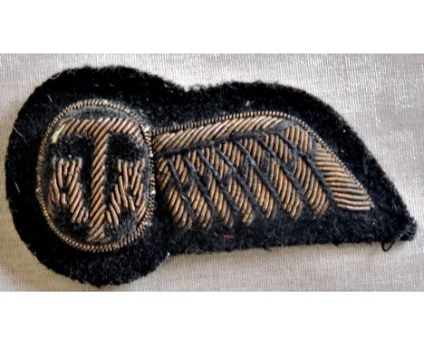 ATA Air Transport Aux WW2 Half Brevet wing, VF