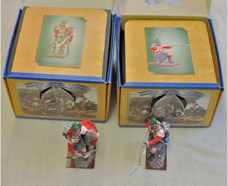 Die cast soldiers 1:24 scale - 79th Cameron Highlanders from the Battle of Waterloo. Boxed. Good condition