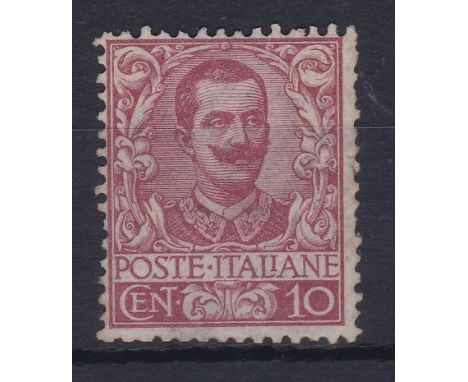 Italy 1901-m/mint (SG65-10c) definitive cat value £120