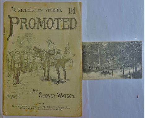 Nicholson's Stories Promoted Magazine No28, the story of Colour Sergeant Harris who died in the Zulu Wars, with Watson Postca