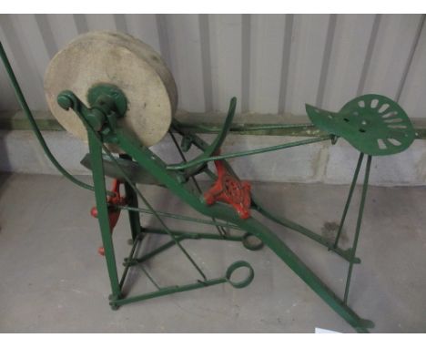 S T CARFITT &amp; SON, SHEFFIELD - pedal operated knife grinder