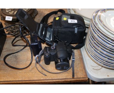 A Lumix digital camera and carrying case