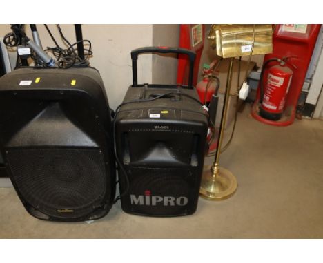 A Mipro MA808 speaker