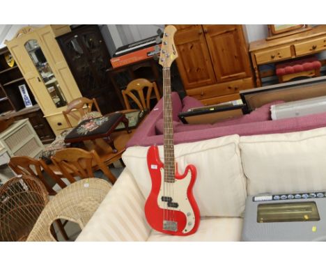 A Rockburn bass guitar