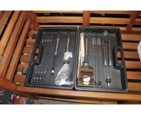 A BBQ utensil set 