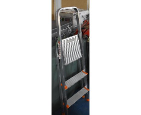 A Modern Aluminium Two Step Step Ladder 