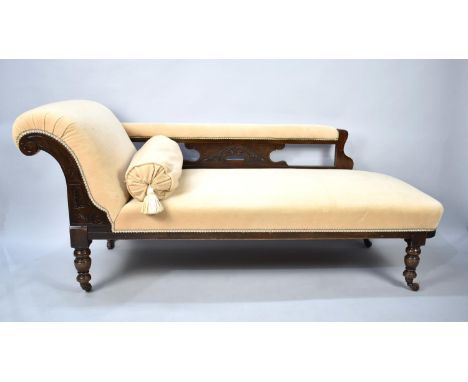 An Edwardian Mahogany Framed Daybed 