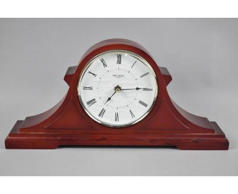 A Modern Napoleon Hat Mantle Clock, Battery Movement, 38cms Wide 
