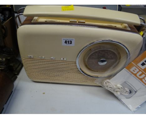 A vintage Bush portable radio