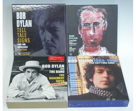 Bob Dylan, a collection of Bootleg Series CD box-sets to include Tell Tale Signs, Another Self Portrait, The Basement Tapes, 