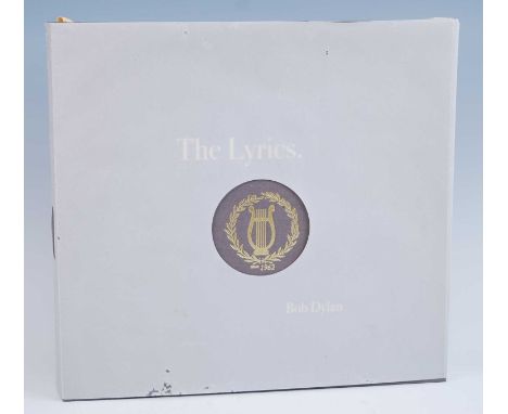 Bob Dylan, a collection of books to include The Lyrics Since 1962, Published in Great Britain by Simon &amp; Schuster UK Ltd,