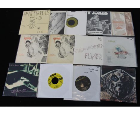 US PUNK - Decent selection of 13 x 7" singles/EPs. Artists/titles will include The Leather Boy (Milan) - Soulin' / On The Go 