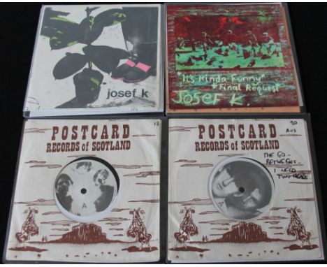 JOSEF K/POSTCARD - Great pack of 4 releases from the revered Scottish label. Josef K (x3) titles are Radio Drill Time/Crazy T