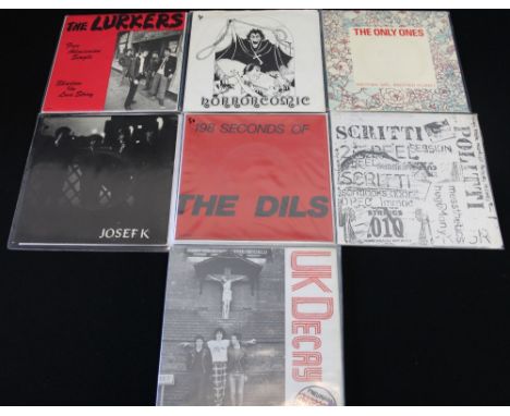 77-79 PUNK BUNDLE - Bundle of 7 x 7" singles. Includes great copy of rare release from The Dils - 198 Seconds Of (SLA-268) al