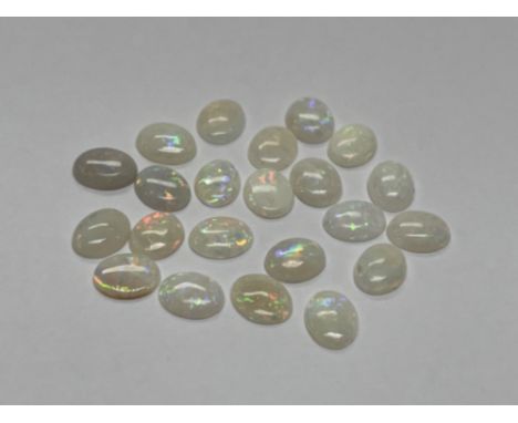 22x Opal Oval Cabochons 5.2mm x 4mm 3.65ct