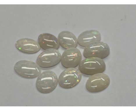 12x Opal Oval Cabochon 7x5mm 4.97ct