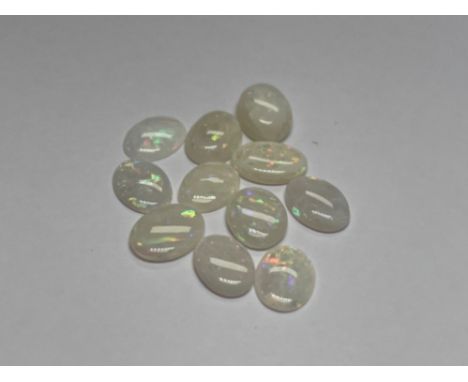 12x Opal Oval Cabochon 7x5mm 4.35ct