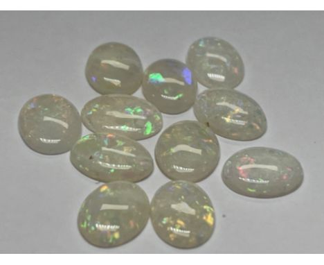 11x Opal Oval Cabochons 8.5 x 6.5mm 6.25ct