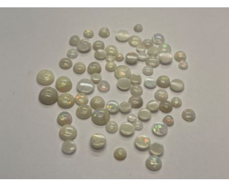 10.65ct Opal Round Cabochons Mixed 1-5mm