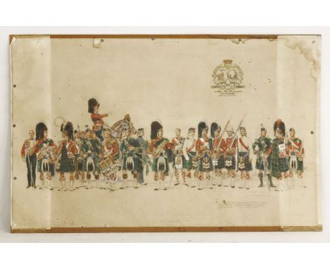 *Archibald Elliott Haswell Miller (1887-1979)'ARGYLL AND SUTHERLAND HIGHLANDERS' (PRINCESS LOUISE'S) - SKETCH FOR PROJECTED G