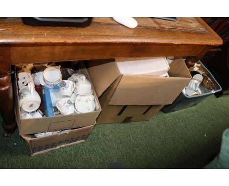 3 Boxes of Assorted ceramics to include to include Sylvac 