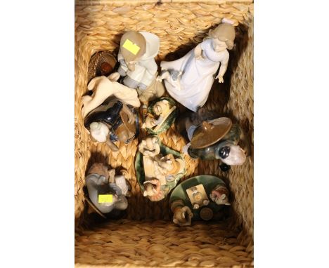 Collection of assorted Nao, Wade and Mouse figures etc