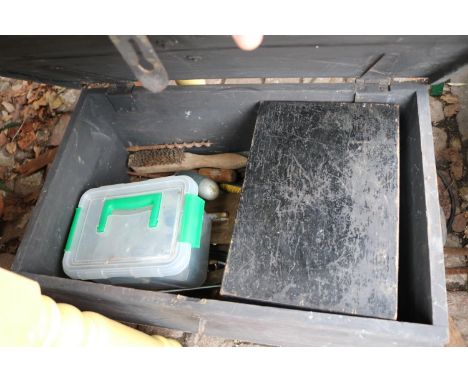 Black Painted Tool Chest with Tools 