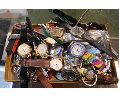 Large collection of assorted Wristwatches to include Geneva, Rotary etc