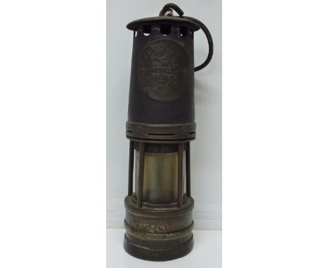 A Hailwood & Ackroyd type OIB miners safety lamp