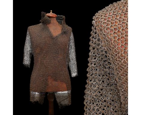 Very rare, Polish, Mamluk or Ottoman Chain Mail Armor 15th-16th century. Full Size Chain Mail Armor Shirt with its interconne