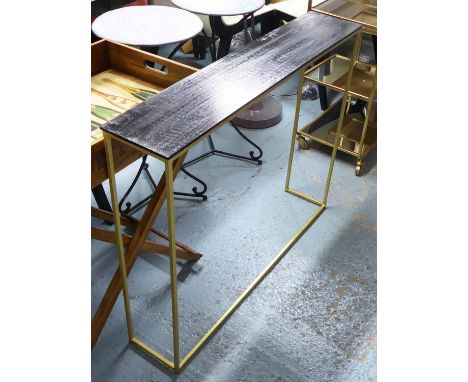 CONSOLE TABLE, 1960's French style, 100cm x 21cm x 81cm.