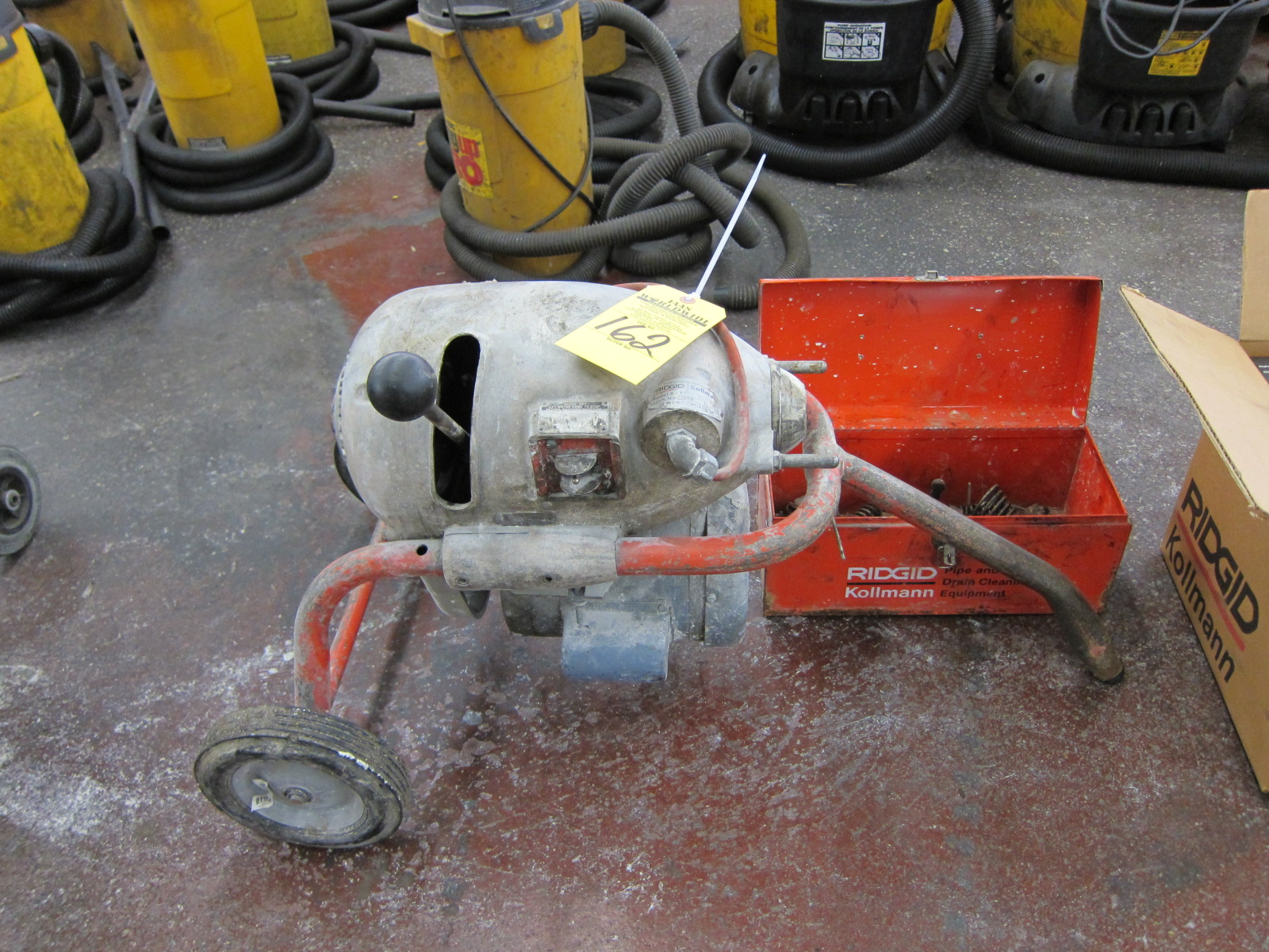 SEWER PIPE SNAKE WITH ASSORTED SNAKE ATTACHMENTS RIDGID K75