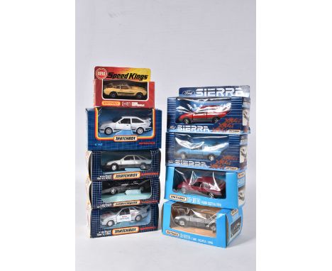 A QUANTITY OF BOXED MATCHBOX SUPERKINGS FORD SIERRA CAR MODELS, No.K-100 (XR4i) and K-162 (RS 500 Cosworth), assorted version