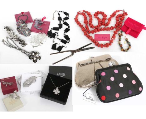 A Quantity of Butler &amp; Wilson Jewellery, comprising of a necklace and a pair of matching earrings, a necklace and a match