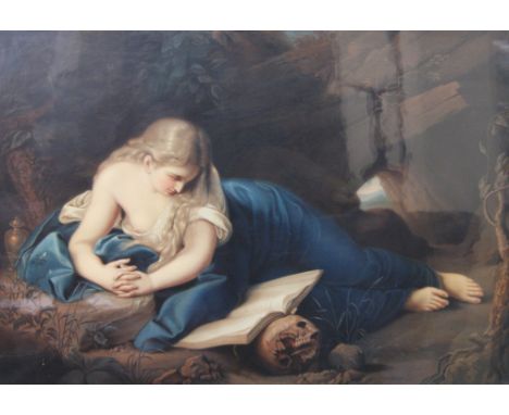 After Fritz Ludwig Christian Sturm (German, 1834-1906), a 19th century coloured print from the original painting on tile "The