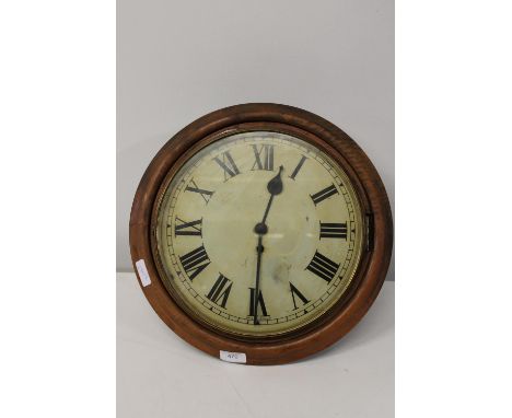 A antique school clock (for restoration) d41cm 