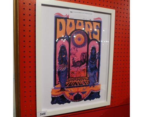 A framed and glazed art print 'The Doors' 30 x 40cm