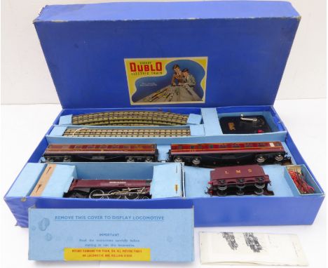 A mid-20th century boxed Hornby Dublo EDP2 'The Duchess of Atholl' train set complete with controller and instruction leaflet
