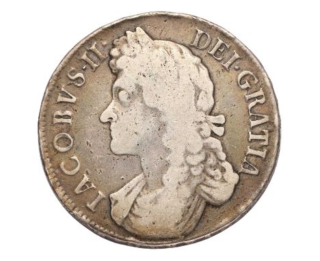 James II, Crown 1688, QVARTO, second draped bust (Bull 746, ESC 80, S.3407) light contact marks, minor edge imperfections, bu