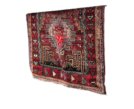 Persian design wool rug 1.70 by 1.30.