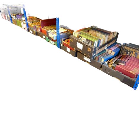 Fifteen boxes of children's books, theatre programmes, Lakeland and Wainwright, etc.